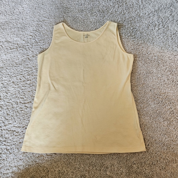 Butter Yellow CC Hughes Tank Top | Size M | 60% Cotton - Picture 1 of 3